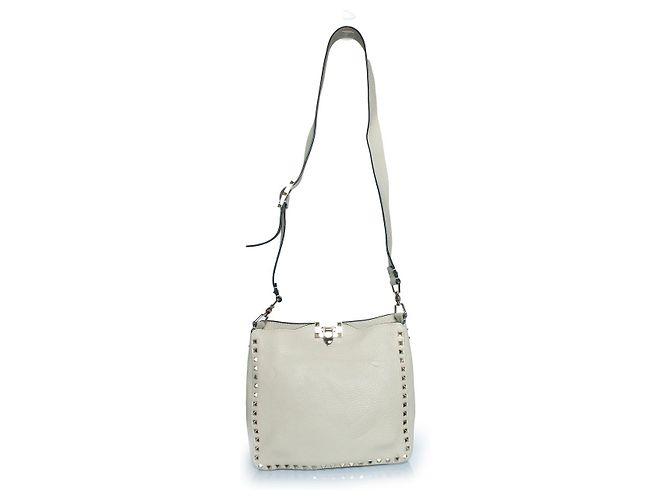 Borsa messenger hobo Rockstud di Valentino Garavani - vista 3