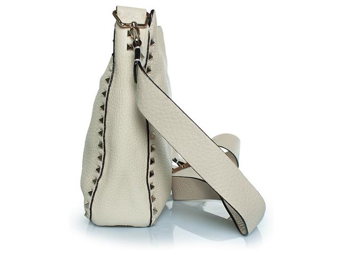 Borsa messenger hobo Rockstud di Valentino Garavani - vista 4