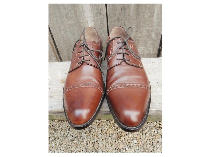Fratelli Rosseti Scarpe Derby Fratelli Rossetti in pelle marrone chiaro - vista 4