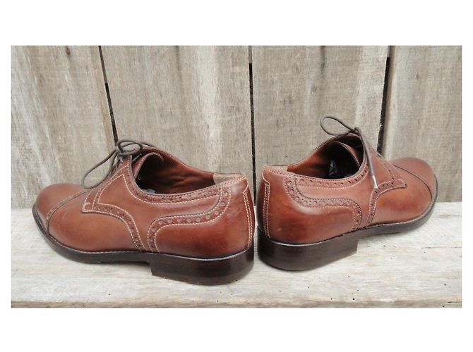 Fratelli Rosseti Scarpe Derby Fratelli Rossetti in pelle marrone chiaro - vista 5