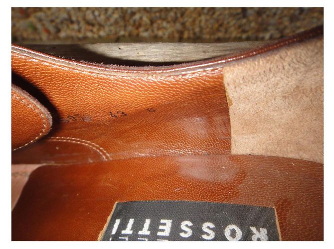 Fratelli Rosseti Scarpe Derby Fratelli Rossetti in pelle marrone chiaro - vista 8