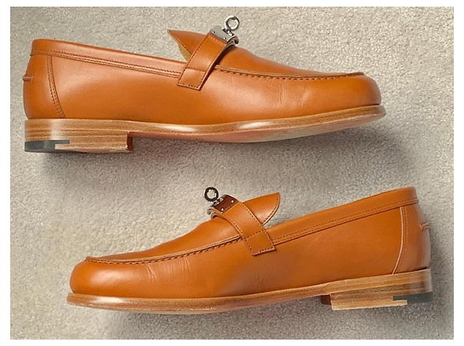 Hermès Mocassino Destin HERMES Marrone chiaro - vista 2