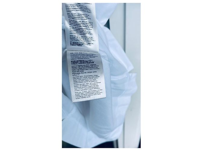 Polo Fendi de algodón blanco - vista 9