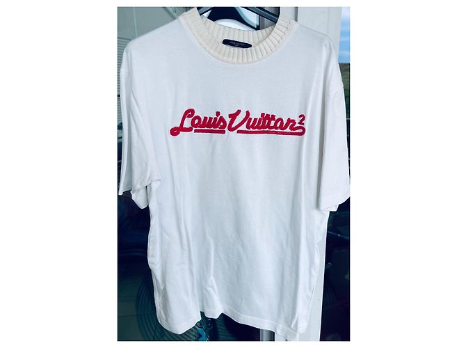T-shirt Louis Vuitton in cotone bianco - vista 2