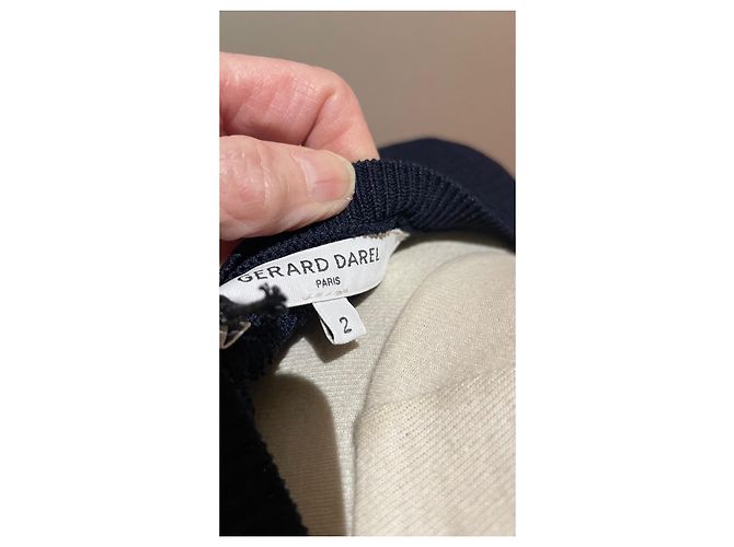 Gerard Darel Strickkleid Marineblau - Ansicht 4