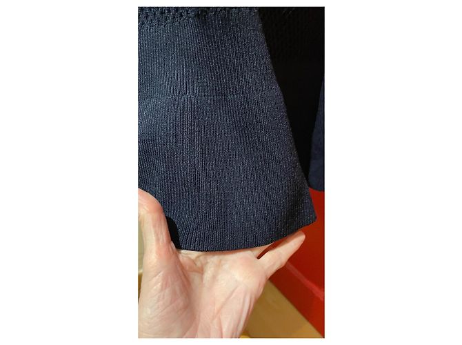 Gerard Darel Strickkleid Marineblau - Ansicht 5