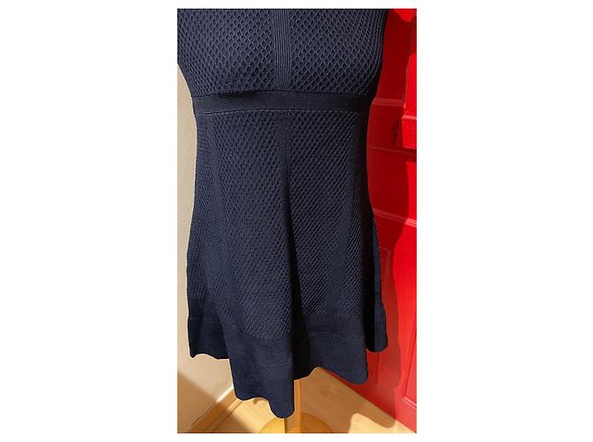 Gerard Darel Strickkleid Marineblau - Ansicht 6