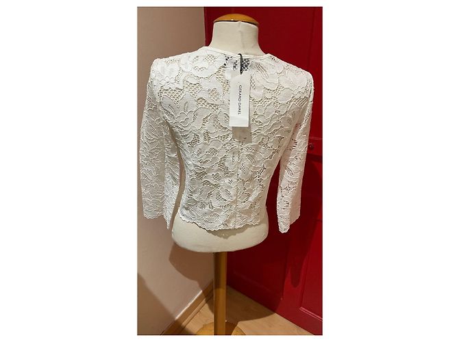 Gerard Darel Guipure Jacke Weiß - Ansicht 3