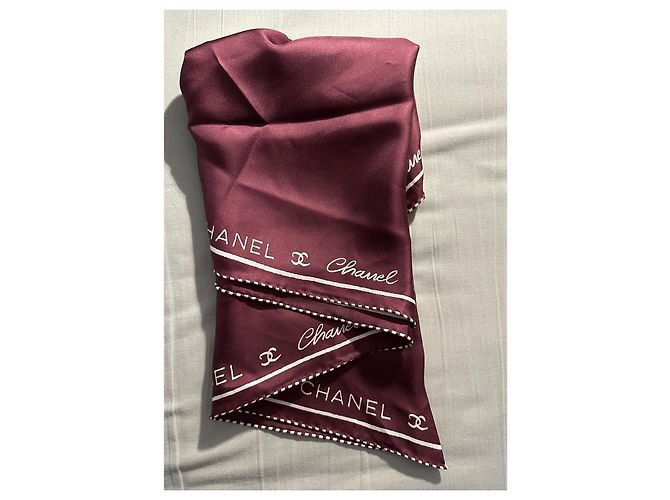 Chanel Lenços Bordeaux - vista 2