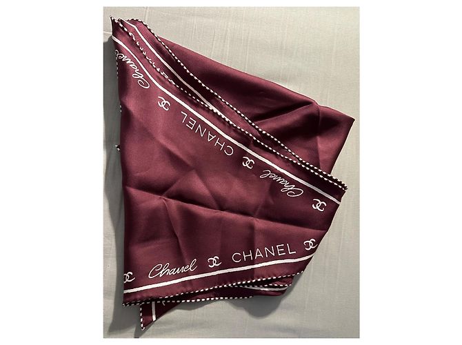 Chanel Lenços Bordeaux - vista 3