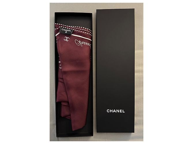 Chanel Lenços Bordeaux - vista 4