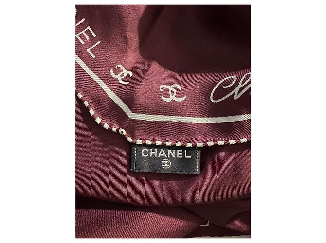 Chanel Lenços Bordeaux - vista 5