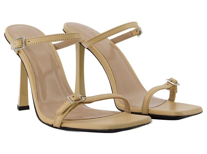 By Far Flick Mule - De loin - Kraft - Cuir - vue 2