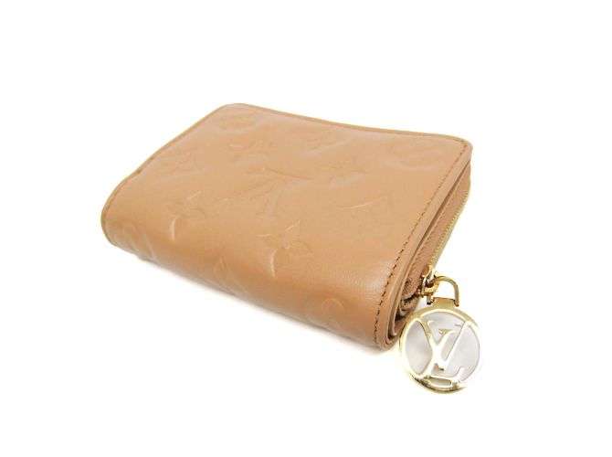 Louis Vuitton Monogram Prägung Lou Geldbörse Kamel - Ansicht 3