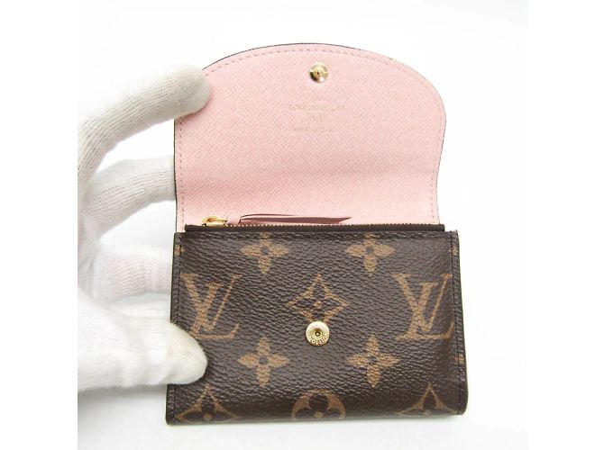 Monedero Rosalie Monogram Louis Vuitton Castaño - vista 8