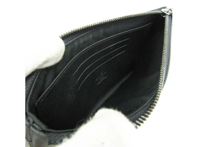 Pochette Discovery PM Monogram Eclipse Louis Vuitton M44323 Nero - vista 3