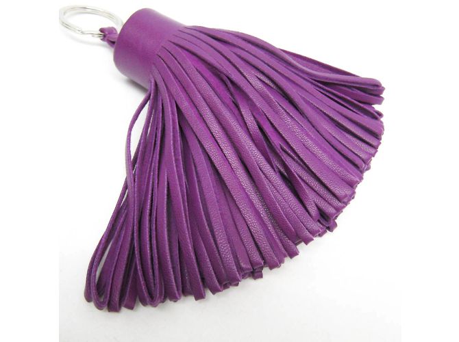 Ring Hermès Chaveiro Hermes Carmen em roxo - vista 3