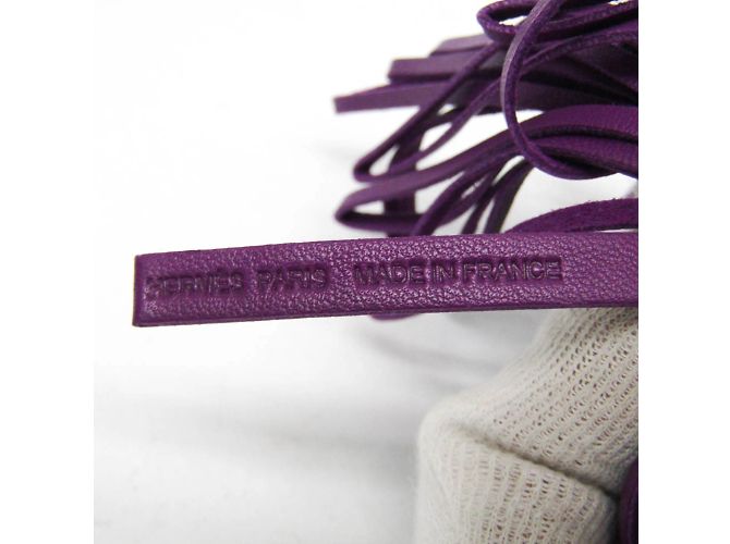 Ring Hermès Chaveiro Hermes Carmen em roxo - vista 6
