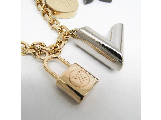 Portachiavi Louis Vuitton Chain Kaleido V Holder M67379 D'oro - vista 3