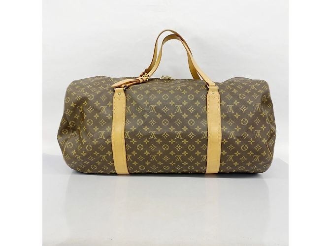 Borsa Boston Monogramma Louis Vuitton Sac Polochon M41222 Marrone - vista 11