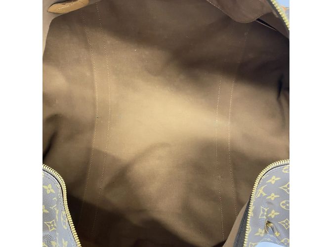 Borsa Boston Monogramma Louis Vuitton Sac Polochon M41222 Marrone - vista 4