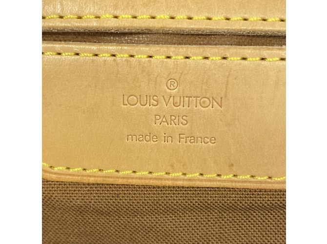 Borsa Boston Monogramma Louis Vuitton Sac Polochon M41222 Marrone - vista 5