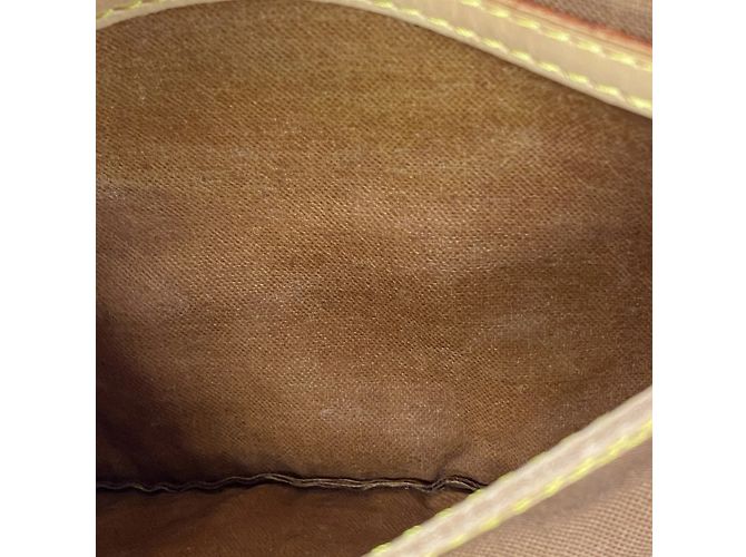 Borsa Boston Monogramma Louis Vuitton Sac Polochon M41222 Marrone - vista 9