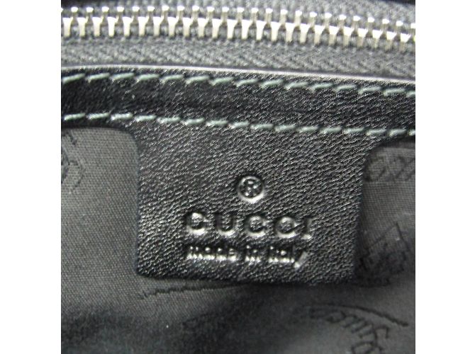Damentasche aus Canvas Gucci GG Twins 232957 Schwarz Beige - Ansicht 10