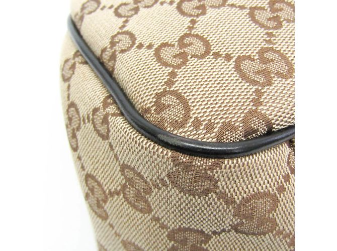 Damentasche aus Canvas Gucci GG Twins 232957 Schwarz Beige - Ansicht 5