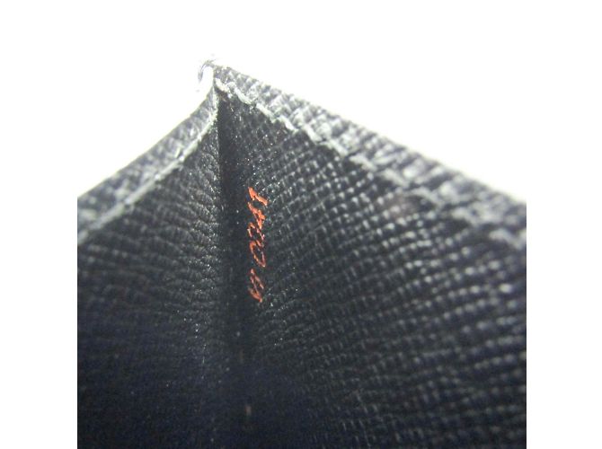 Borsa Clutch Dragonne Epi Pochette Sellier di Louis Vuitton Nero - vista 11