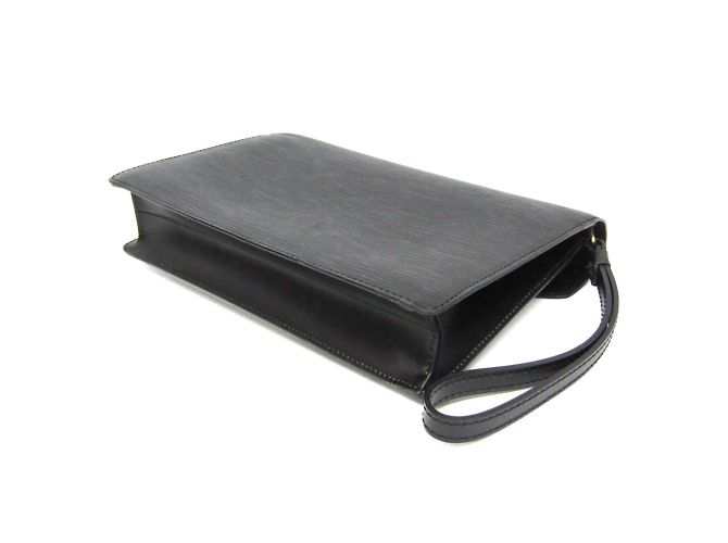 Borsa Clutch Dragonne Epi Pochette Sellier di Louis Vuitton Nero - vista 2