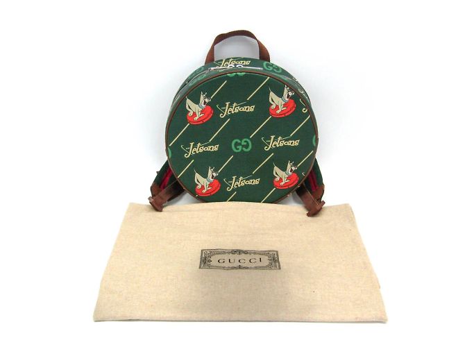 Zaino in PVC Gucci × I Jetsons Verde - vista 2