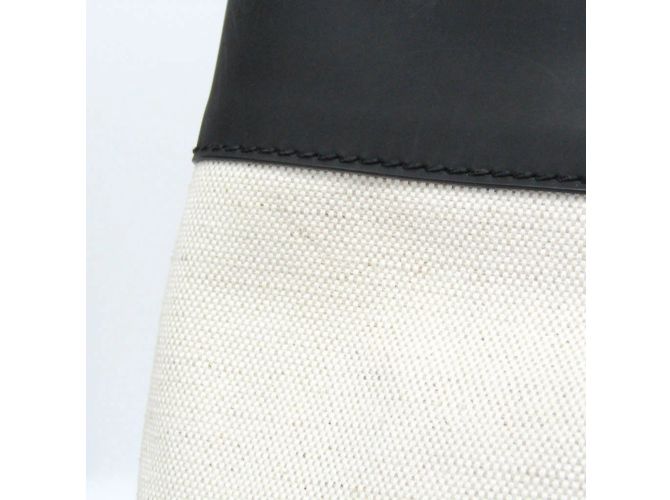 Balenciaga Tote Blu Navy 374767 Nero Bianco sporco - vista 13