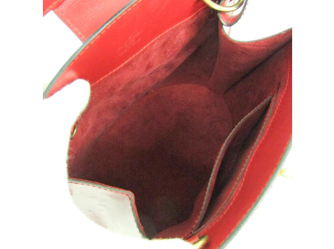 Borsa a Spalla Louis Vuitton Epi Cluny M52257 Rosso - vista 3