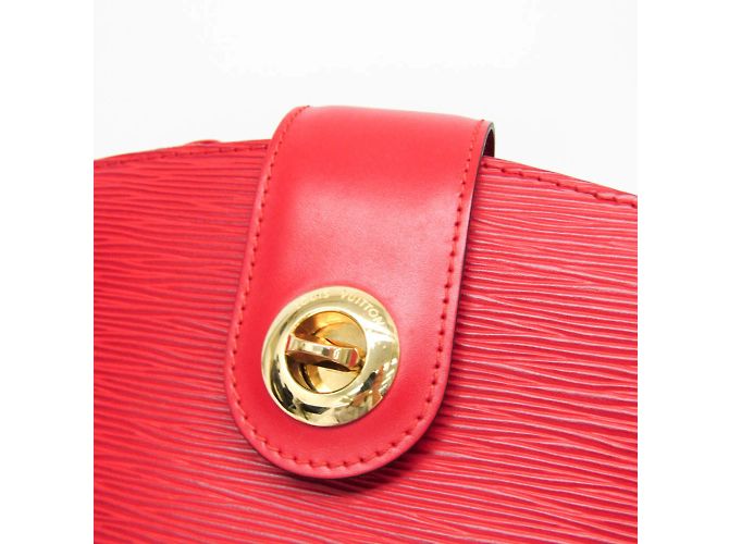 Borsa a Spalla Louis Vuitton Epi Cluny M52257 Rosso - vista 9