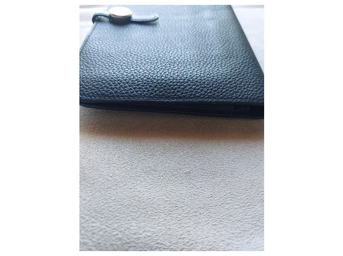 Dogon Cartera Hermès de cuero negro - vista 10