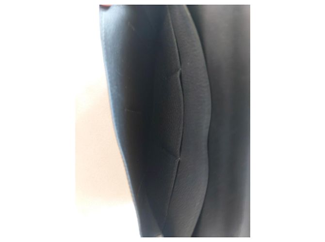 Dogon Cartera Hermès de cuero negro - vista 12