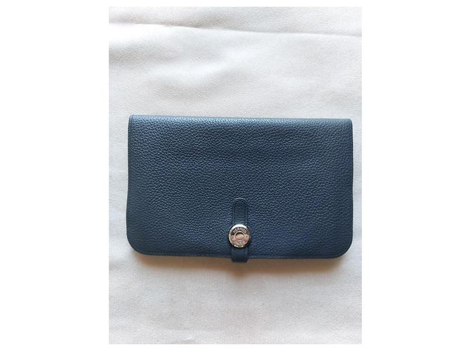 Dogon Cartera Hermès de cuero negro - vista 2