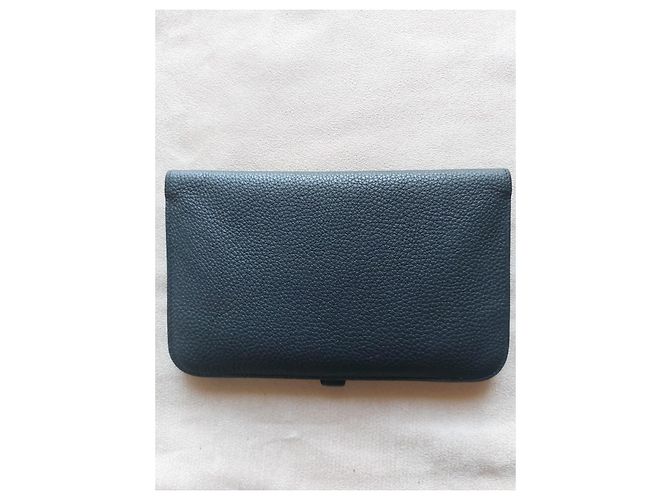 Dogon Cartera Hermès de cuero negro - vista 7