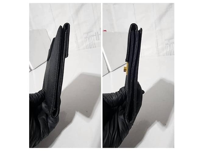 Billetera Compacta de Nylon Prada Negra Negro - vista 4