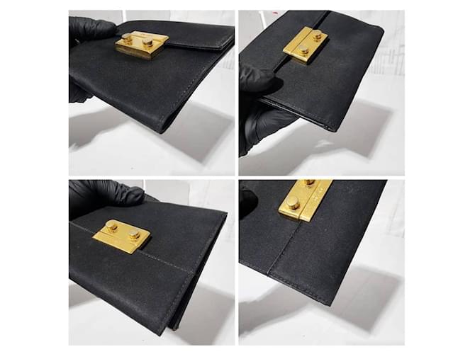 Billetera Compacta de Nylon Prada Negra Negro - vista 7