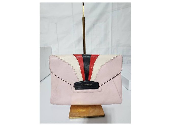 Givenchy Antigona Leather Clutch Pink/Multicolor - view 15