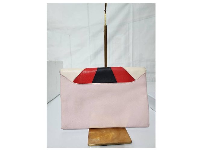Givenchy Antigona Leather Clutch Pink/Multicolor - view 3
