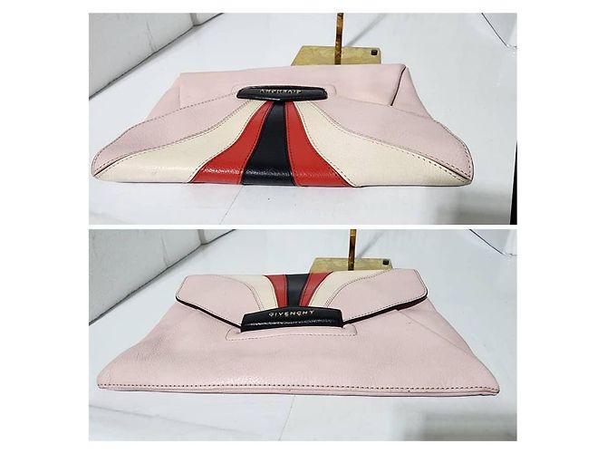 Givenchy Antigona Leather Clutch Pink/Multicolor - view 5