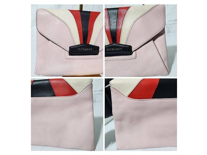 Givenchy Antigona Leather Clutch Pink/Multicolor - view 7