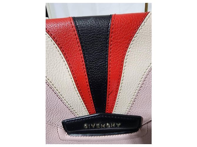 Givenchy Antigona Leather Clutch Pink/Multicolor - view 9