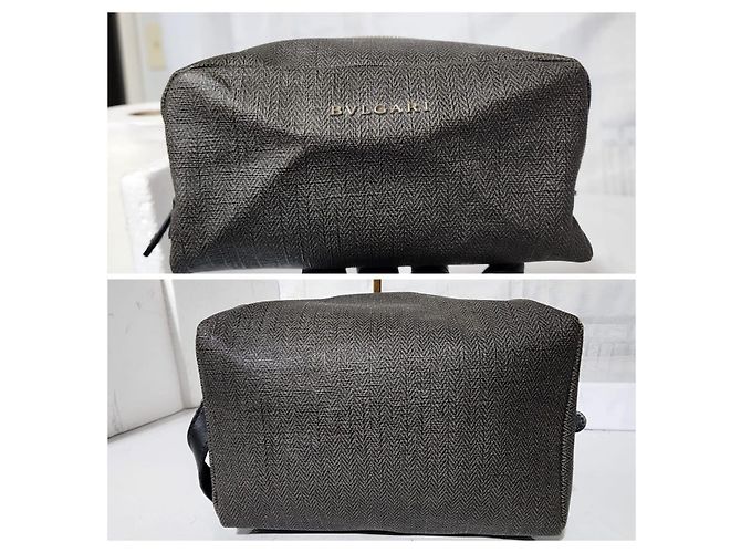 Autre Marque Pochette da viaggio/trucco Bvlgari Weekend nera Nero - vista 11