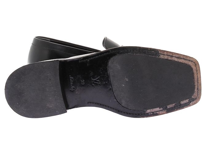 LOUIS VUITTON Planas T.EU 39 Cuero Negro - vista 6
