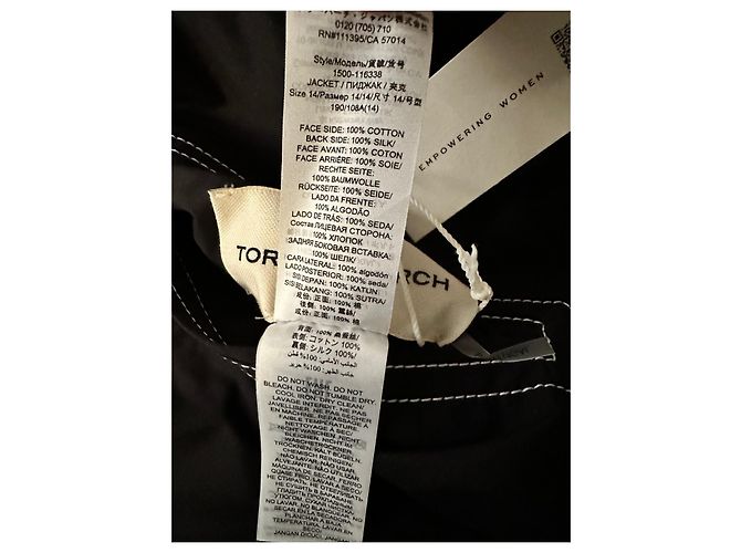 Chaqueta blousón reversible Tory Burch Negro - vista 6