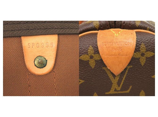 Borsa Boston Monogram Keepall 60 Louis Vuitton Marrone Monogramma - vista 11